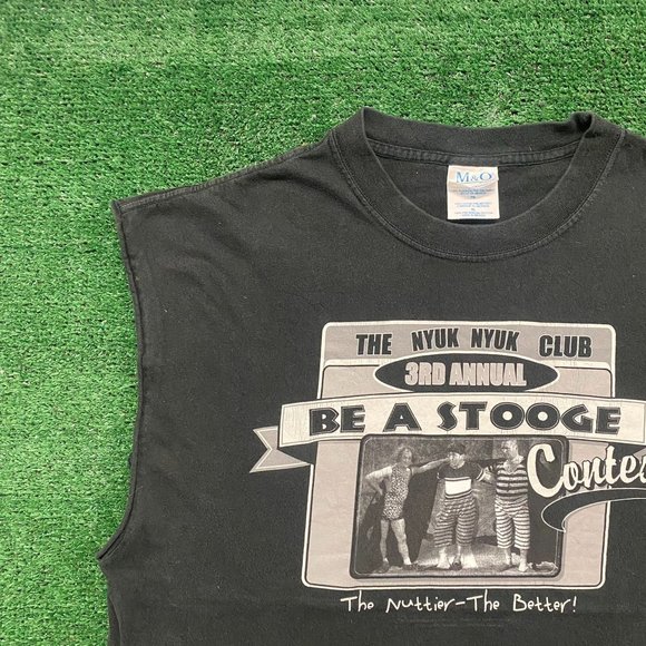 Vintage Y2K Three Stooges Baggy Essential Funny Movie Tank - Picture 2 of 5